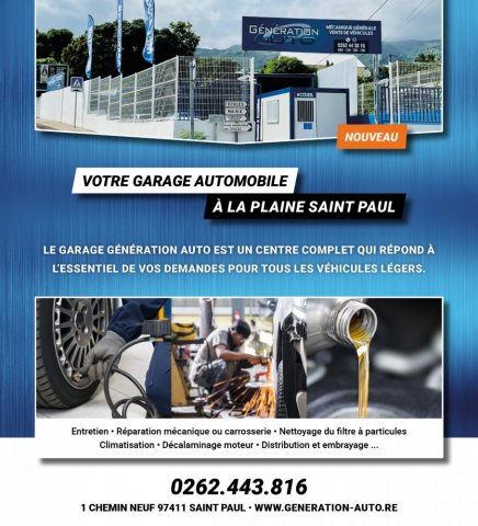 Garage Automobile à la Plaine Saint-Paul 